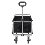 74.5*45.5*84cm 100kg 600d Oxford Cloth Steel Frame Flat Folding Style Black Cloth Silver Frame 48223796