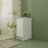 12" Freestanding Bathroom Storage Cabinets,Soft Close Doors,Floor Mounting Design, W999P251808