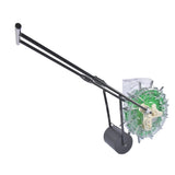 Green Manual Seeder Hand-Push Garden Seeder Roller Seeding and Fertilizer Applicator, Row Planter 37275338