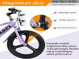 FKZNPJ Kids Bike 18 Inch High Carbon Steel Frame, Magnesium Alloy Wheels, Training Wheels with W2921P368576