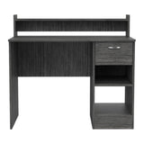 Manaos Writing Computer Desk , Multiple Shelves, One Drawer B070P188824