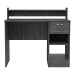 ZUN Manaos Writing Computer Desk , Multiple Shelves, One Drawer B070P188824