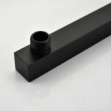 Brass Matte Black Shower Faucet Set Shower System 10 Inch Rainfall Shower Head with Handheld Sprayer 76070981