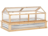 48" x 24" x 32" Wooden Greenhouse Planter 32350508