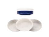 10 OZ WhiteBule Ceramic Bowls Set of 4 - Cereal Bowl,Soup Bowls for Kitchen, Ramen Bowl, Microwave 77989432