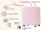 Hardshell Luggage Sets with Bags Lightweight Suitcase Double Spinner Wheels with TSA Lock ,Single N732P193485U