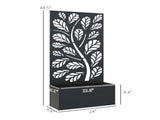 Garden Bed Galvanized PlanterGarden Bed with Privacy Pan 85027847