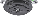 A/C Compressor with 6-Groove Pulley Replacement for Sanden SD7 Style Serpentine Belt Mini HC5005C 83040301