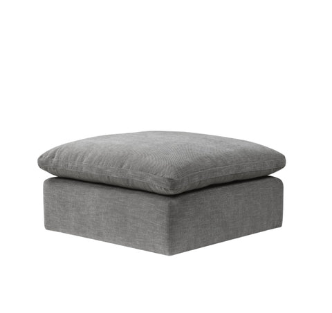 ZUN ACME Naveen Modular - Ottoman, Gray Linen LV55142