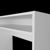 Estill Desk in melamine with storage B128P227641