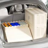 Cream White,19.69" Side Wide Folding Cabinet ,5 Tiers,19.69"11.81"50.00",Collapsible 83049585