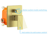 Shower System Shower Faucet Combo Set Wall Mounted with 10" Rainfall Shower Head and handheld shower 58135842