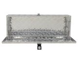 30" Elegant 5-Strips Pattern Aluminum Toolbox Silver 70391005