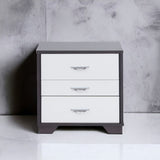 Eloy White & Black Finish Accent Table B2726P287564