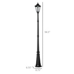 ZUN Outdoor Lamp /Street Light /Solar Powered Lamp -AS （Prohibited by WalMart） 89543980