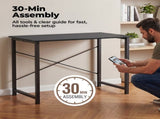 Computer 31 Inch, Modern Writing for Home Office with Storage Bag & Hook, Small Office 20611665