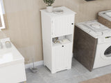 One-Compartment One-Door Tilt-Out Laundry Sorter Cabinet - White W1120P146256
