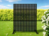 Metal Screens 72" H x 43.3" W Outdoor and Indoor Divider with Freestanding Decorative W1586P455078