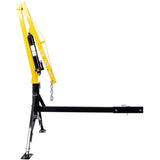 Receiver Hitch Mounted Hydraulic Swivel Pickup Truck Crane - 1000 lbs. Capacity With 3 Boom W465130745