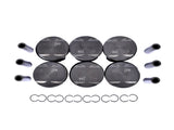 6pcs 84.00mm Pistons & Rings Set For BMW E46 E39 E60 E83 E85 M54B25 11257512526 93058265