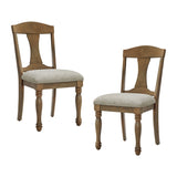 ZUN Wooden Frame Upholstered Dining Chairs set of 2,Mid Century Retro Chairs Comfor Kitchen Chairs for W2582P205325