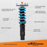 24 Way Damper Adjustable Coilovers Struts For HONDA CIVIC Hatchback 16-21 52mm 82268845
