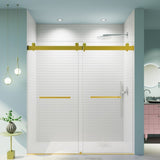 68-72 inches *76 inches Frameless Double Sliding Soft-Close Shower Door, 3/8 inches Thick W1552P174985