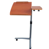 ZUN Home Use Multifunctional Lifting Computer Desk Brown 33725611