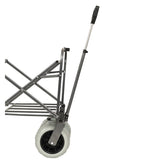 ZUN Beach Wagon with Big Wheels for Sand 500lbs capacity - All Terrain Steel Frame Utility Cart with 9" 70865367