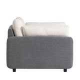 50*43" Oversized Chenille Single Sofa Chair,Wide and Deep Seat Accent Chair,Modern N723P235042E