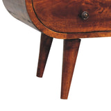 Chestnut Circular Media Unit B182P166635