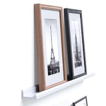 ZUN 46 Inches Floating Picture Display Ledge Wall Mount Shelf Denver Modern Design White 41680629