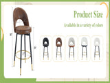 360 &degrotatable bar.Overall height 36 inches.Modern Echnology-Fabric Brown upholstered bar W1151P268914