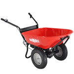 ZUN RedRock Wheelbarrow Utility Cart Electric Powered 24V DC 180W AGM Battery 330lbs Max 46785305