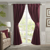Pleat Curtain Panel with Tieback B035129636