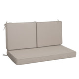 Outdoor Loveseat Cushion Set 48 x 24 Inch, Waterproof & 3-Year Fade Resistant Patio Furniture W419P290499