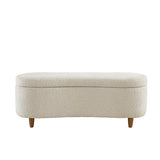 Boucle Flip Top Storage Bench B035P262675
