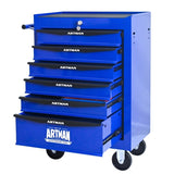 Rolling Metal Tool Chest with 6 Drawers, 20" 6-Drawer Tool Chest Cabinet with Ball Bearing Drawer W1102P298218