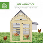 ZUN Wooden Chicken Coop 05736356