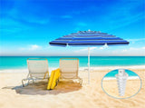 7.2 Feet Outdoor Beach Umbrella with Tilt Mechanism 34695435