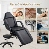 Massage Salon Tattoo Chair with Two Trays Esthetician Bed with Hydraulic Stool,Multi-Purpose W1422132166