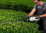 Cordless Grass Trimmer with 20000 RPM Motor, 2600mAh Battery, Dual-Action Steel Blade Hedge 05504013