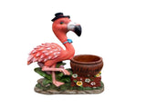 Outdoor Garden Sculpture Flamingo Flower Pot Planter - Unique Yard Statue Decoration, Interesting W5398P454682