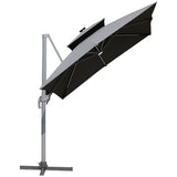 ZUN Outdoor beach umbrella/ Cantilever Umbrella （Prohibited by WalMart） 64502312