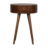 Nordic Chestnut Circular Bedside B182P166532