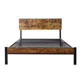 Twin Size metal bed Sturdy System Metal Bed Frame,Modern style and comfort to any bedroom,black W2297P241217