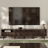 78 " Mid Century Modern TV Stand for 65 Inch TVs, TV Console with Storage Cabinets for Living Room, N710P293264Q