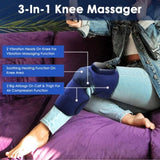 Cordless Knee Massager Heated Knee Brace Wrap Electric Knee Heating Pad with 5-Level Heating 3-Level 58243632