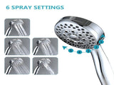 Handheld Shower Head with Hose High Pressure Shower Heads, Chrome 96792596