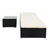 Three-Piece Flat Bed Black Four-Wire 59219474
